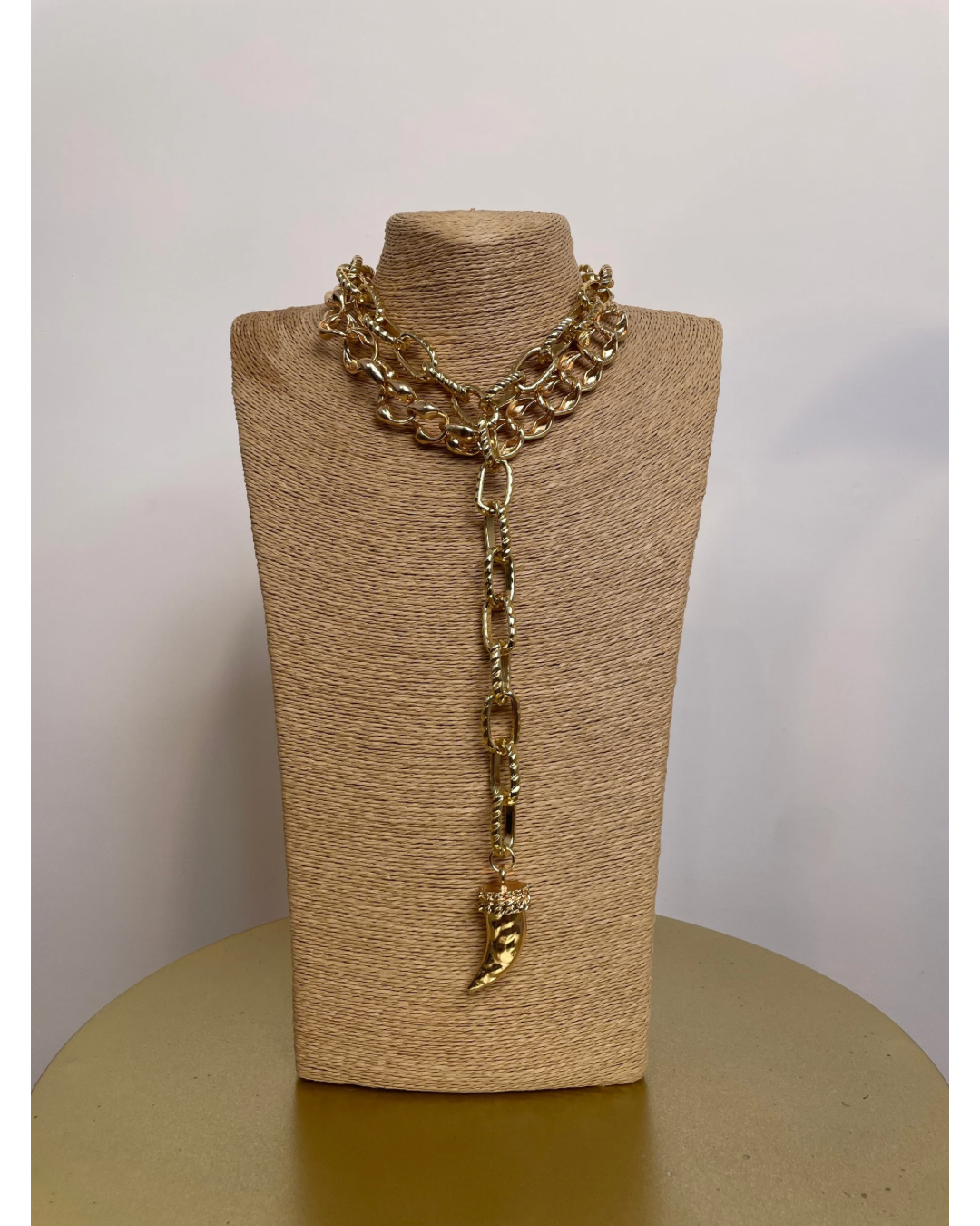 Collana Doppia Corno