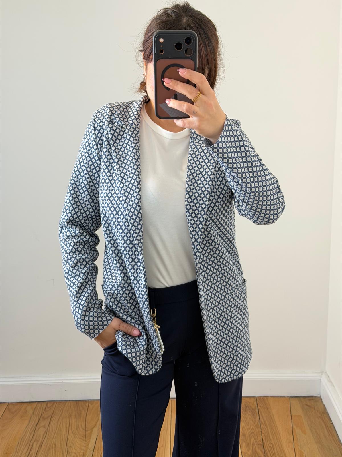 Giacca Sciallata Jacard