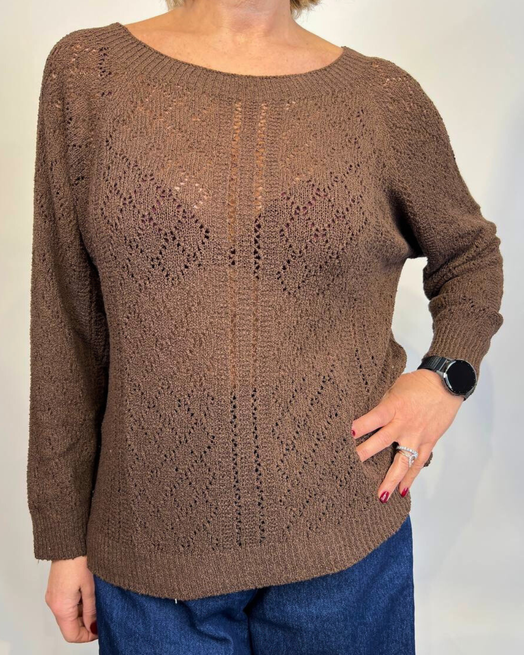 Maglia traforata Brend