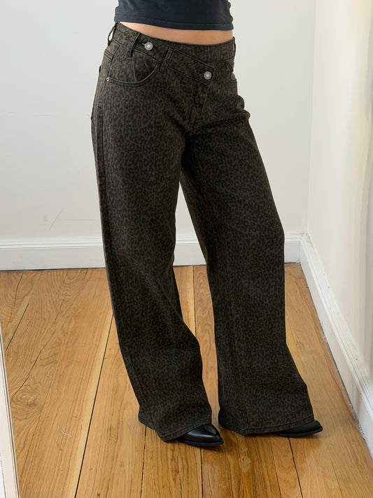 Jeans Incrociato Maculato My-d