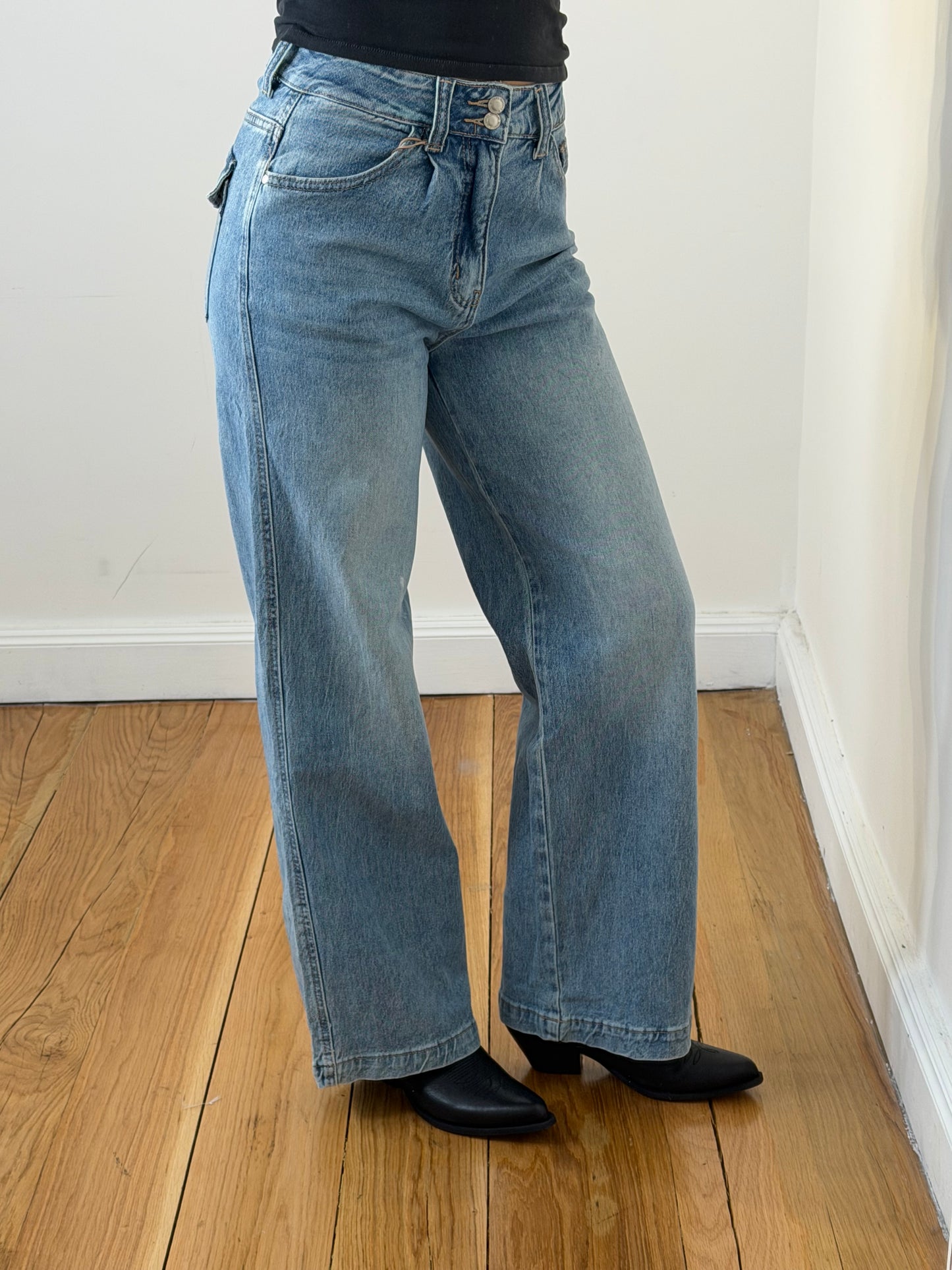 Jeans Straight Pocket Brend