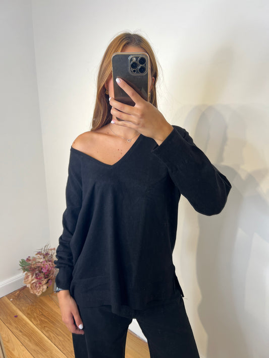 Maglione V lungo Brend
