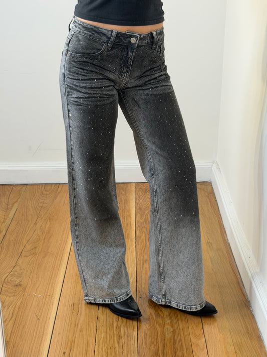 Jeans Sfumato Strass My-d