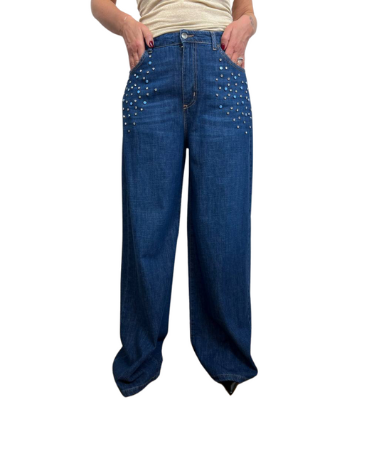 Jeans Strass Brend