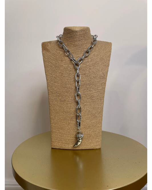Collana Doppia Corno
