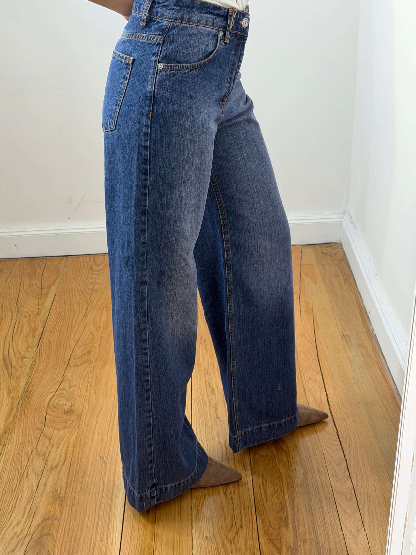 Jeans Wide Leg Brend