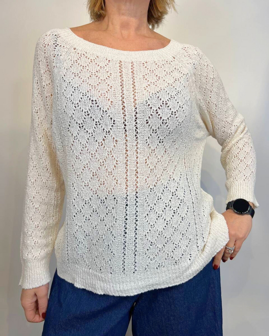 Maglia traforata Brend
