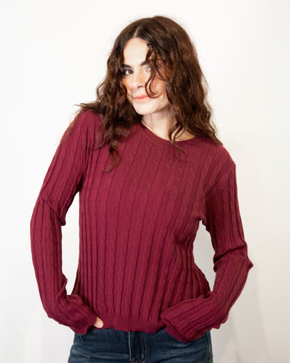 BREND Maglia girocollo treccia art. L10-2653