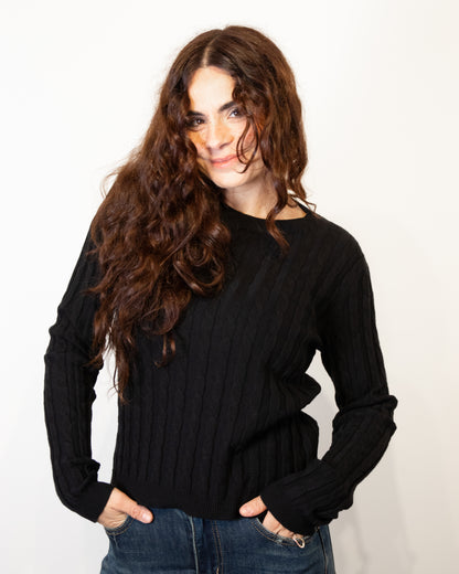 BREND Maglia girocollo treccia art. L10-2653