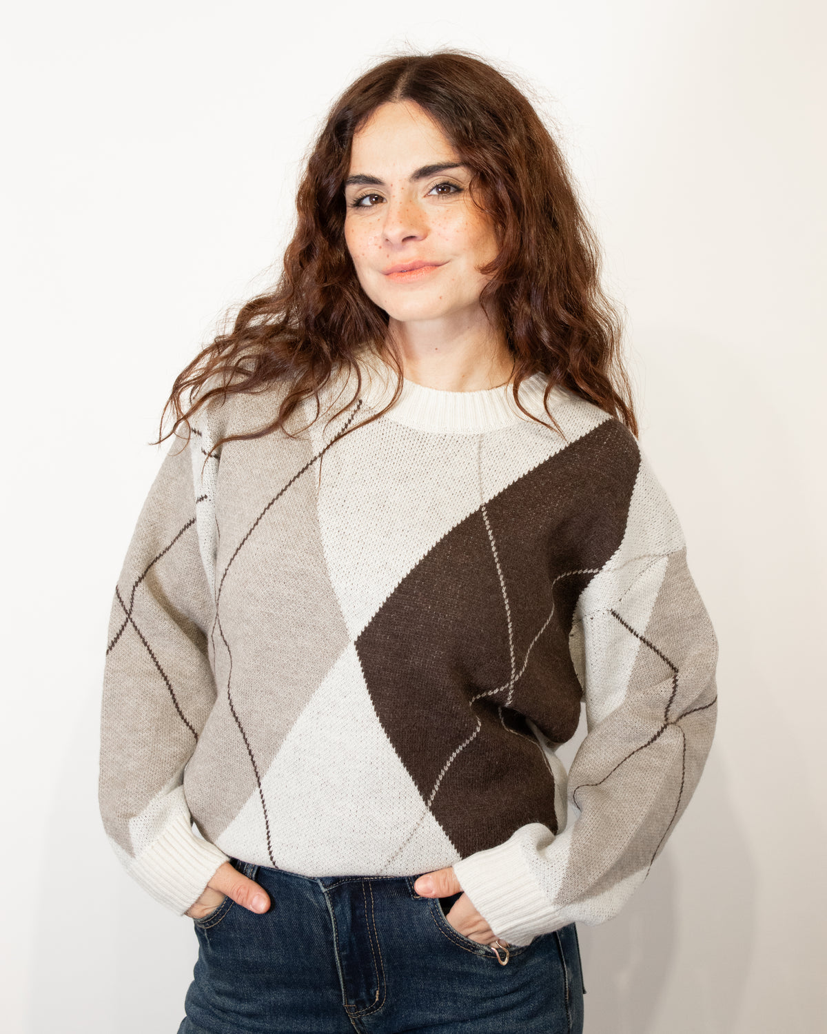 BREND Maglia rombi art. Q36-1933