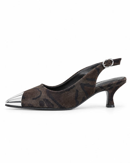 Scarpa pelle slim back camouflage art. AS 94