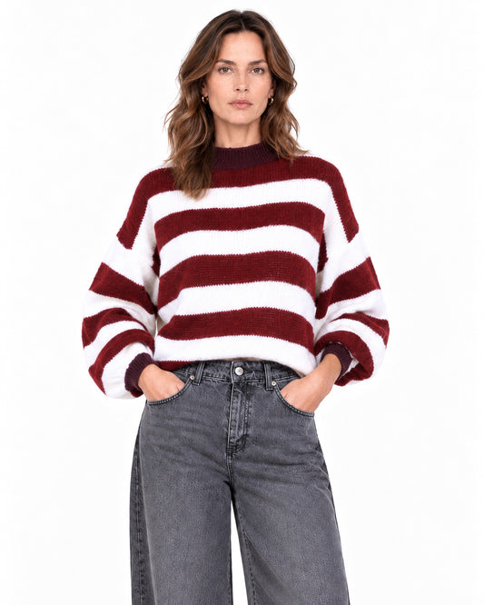 VICBEE Maglione a righe
