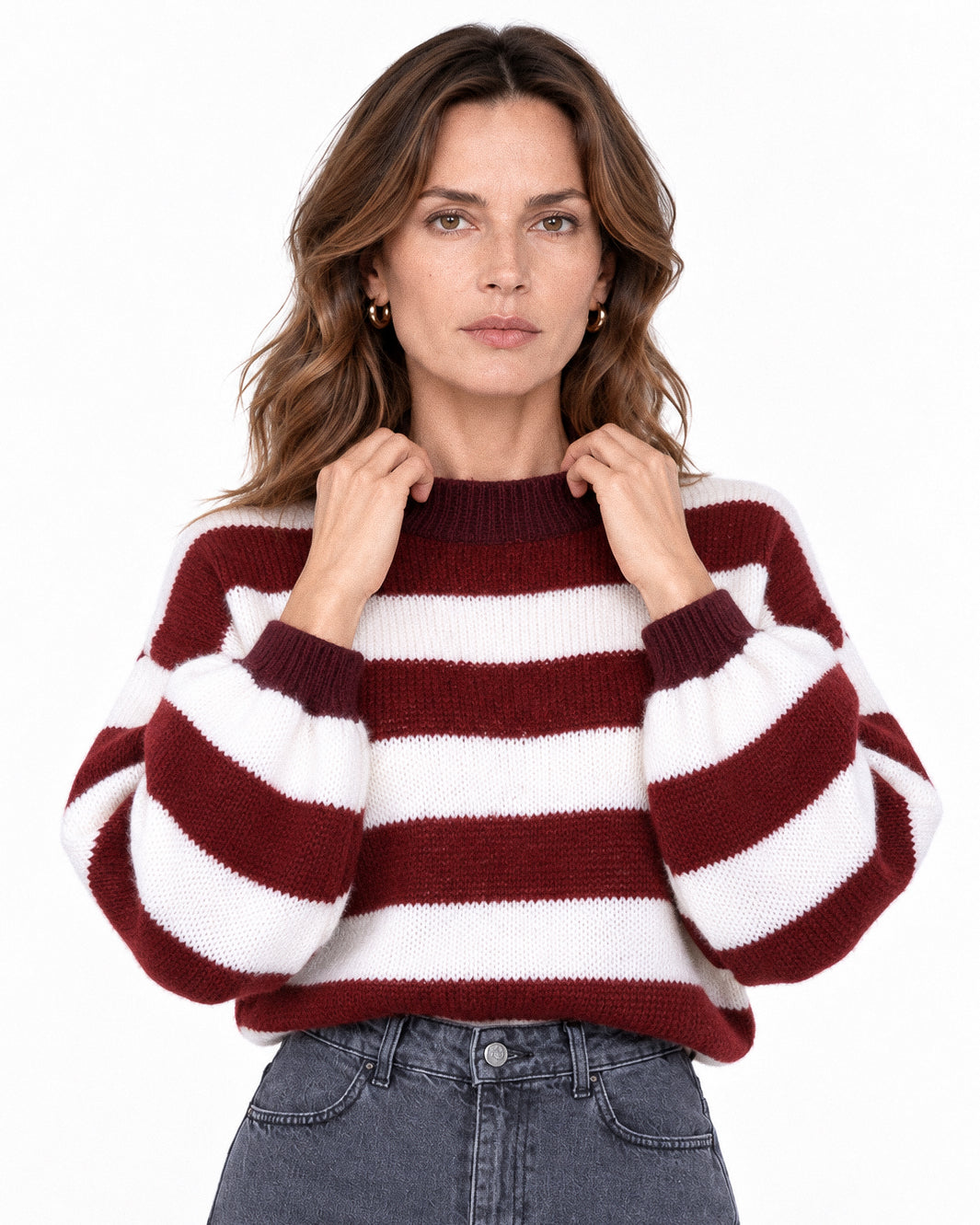 VICBEE Maglione a righe